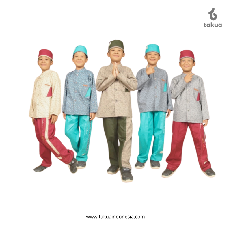 Baju Koko Anak Dhaffa by Takua - Gambar 2