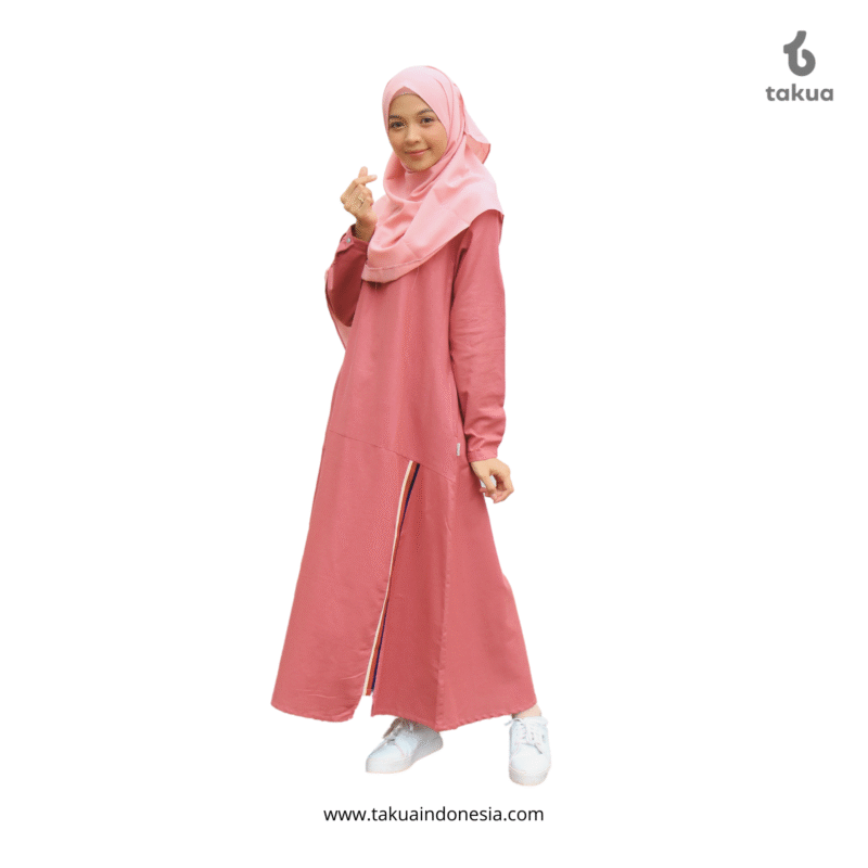 Gamis Dewasa Soft Pink By Takua