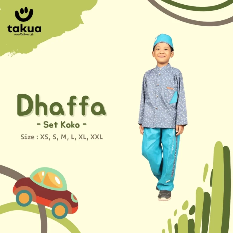 Baju Koko Anak Dhaffa by Takua - Gambar 6