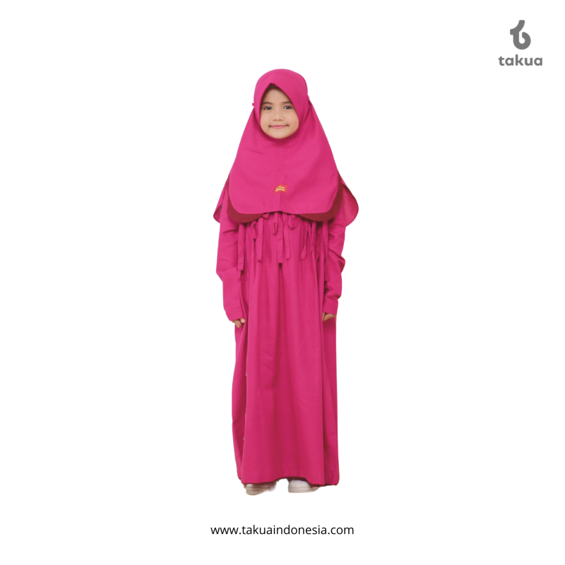 Gamis Anak PinkPolos by Takua