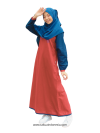 Gamis Dewasa Merah Navi By Takua
