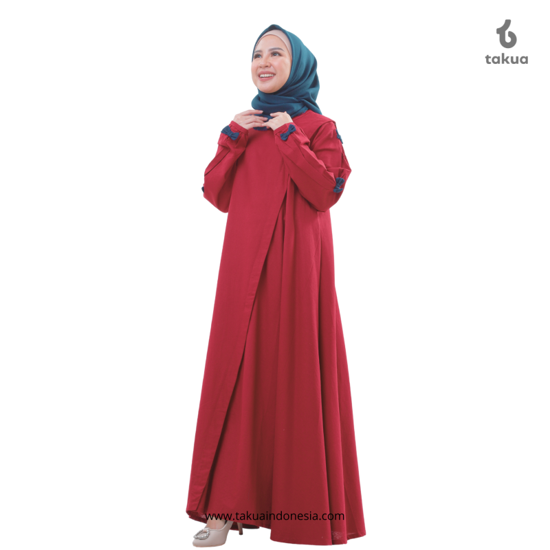 Gamis Dewasa Maroon By Takua