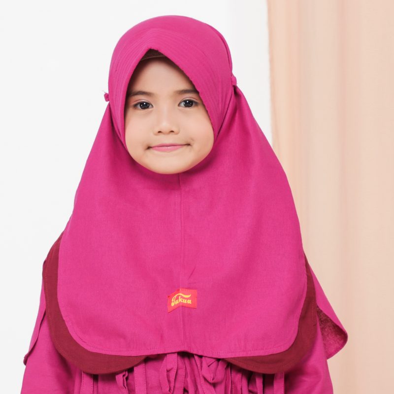 Gamis Anak PinkPolos by Takua - Gambar 4