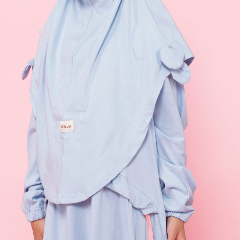 Gamis Anak Halo Blue by Takua - Gambar 4