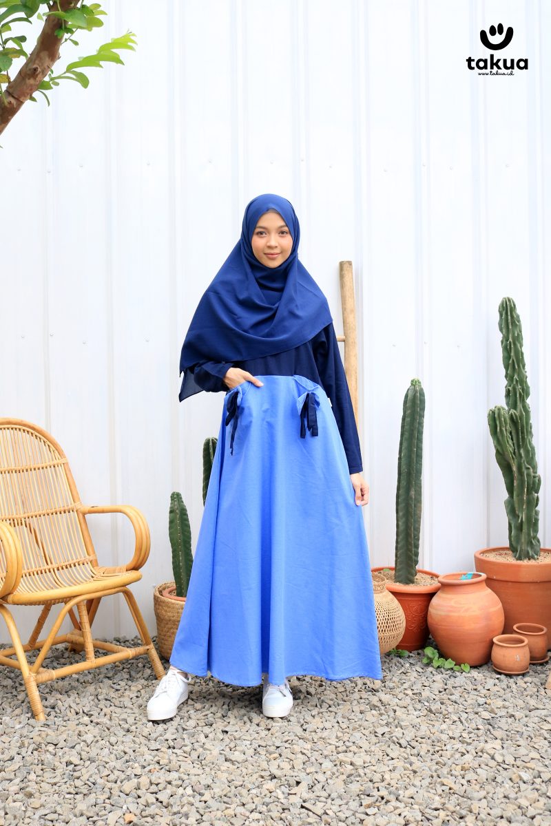 Gamis Dewasa Denim By Takua - Gambar 7