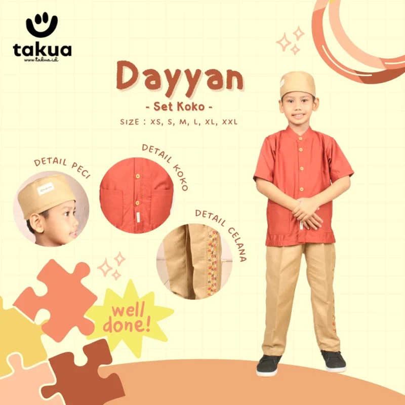 Baju Koko Anak Dayyan by Takua - Gambar 5